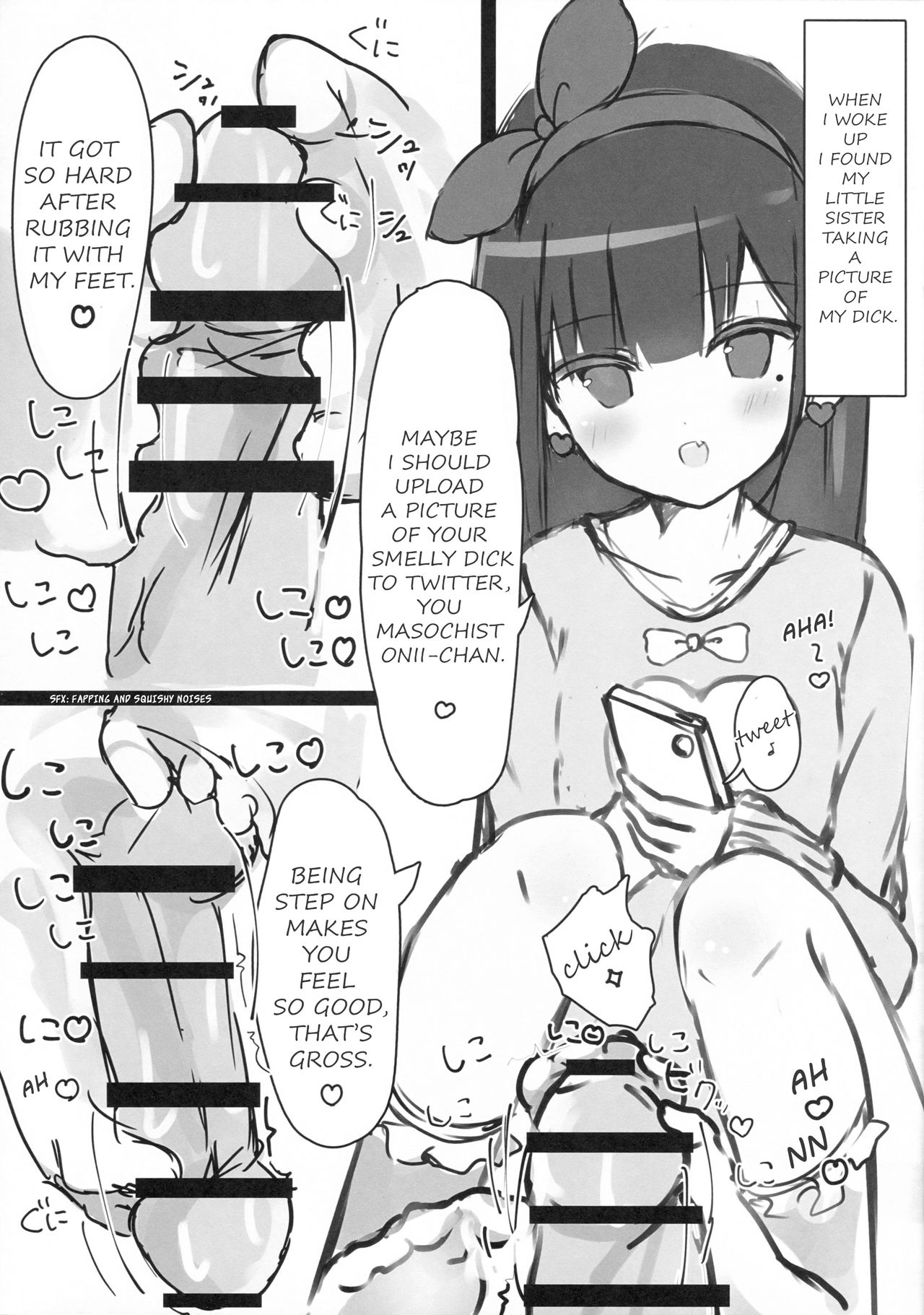 (COMIC1☆12) [ぽよぽよスカイ (佐伯ソラ)] おにいちゃんの射精管理係です2 [英訳]