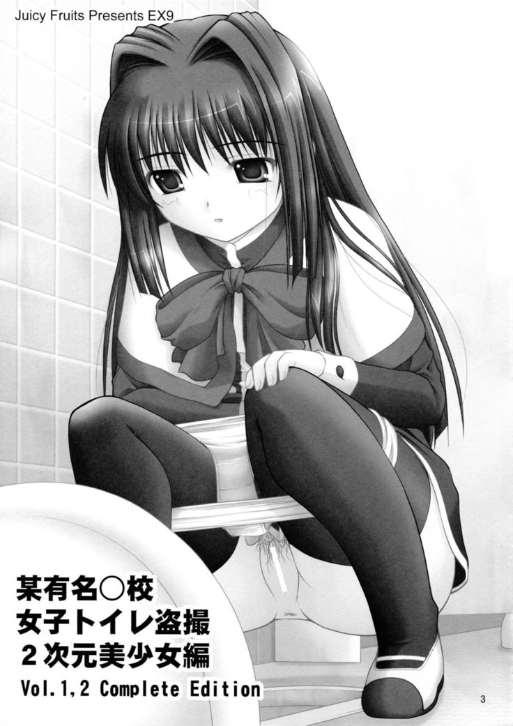 Bou Yuumei Koukou Joshi Toilet Tousatsu 2-jigen Bishoujo HenVol。 1、2完全版