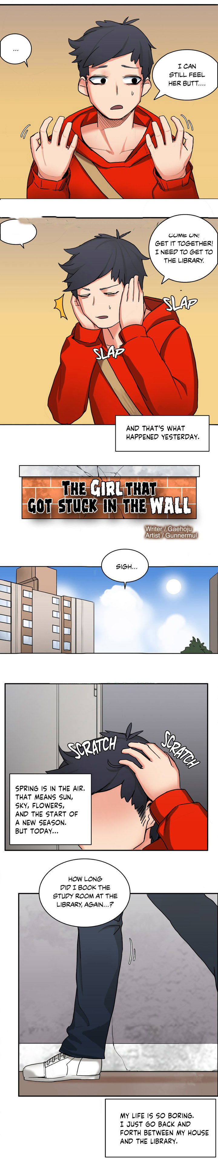 [Gaehoju, Gunnermul] The Girl That Got Stuck in the Wall Ch.3/10 [English] [Hentai Universe]