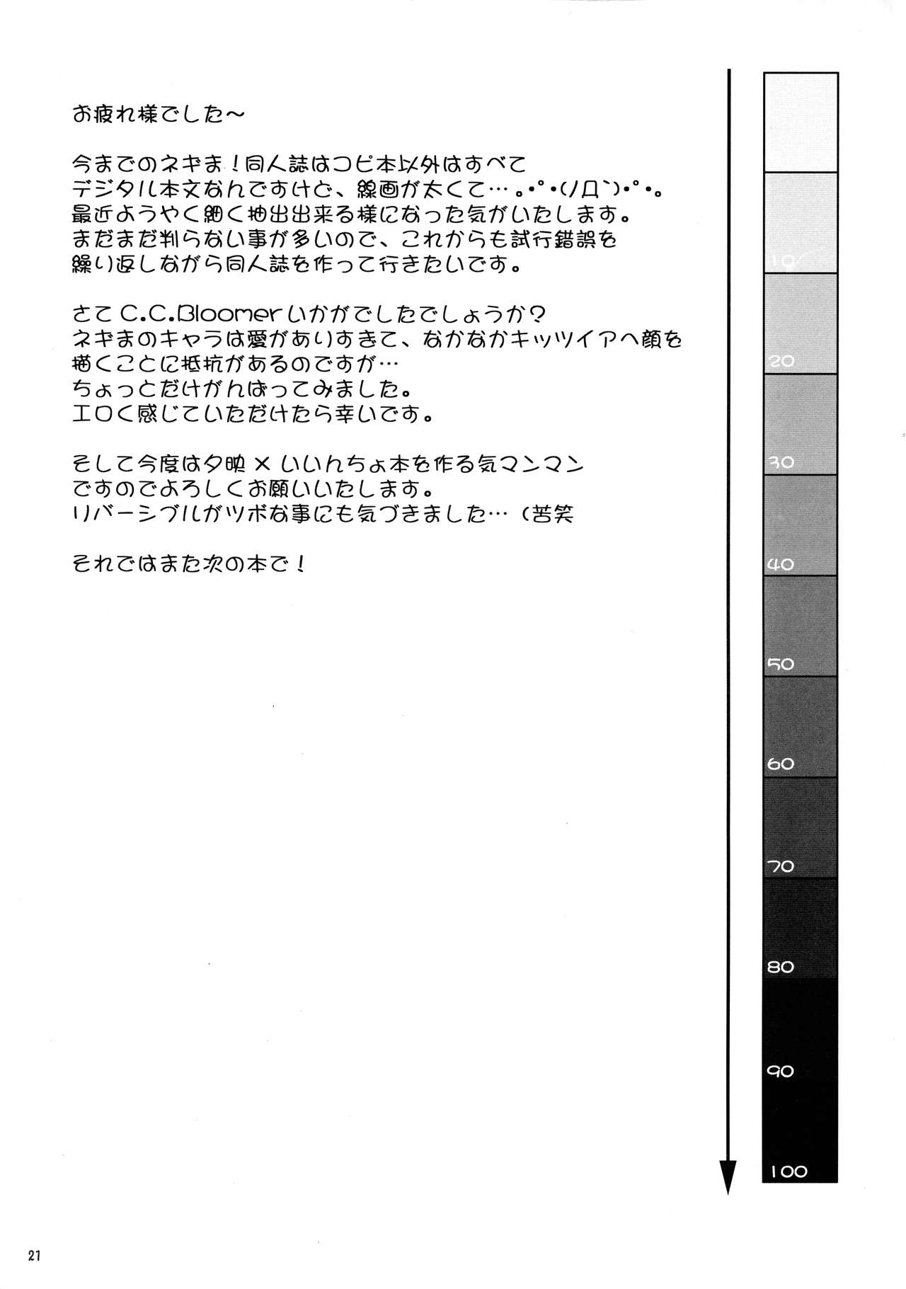 (C74) [ひじょうぐち (TEI-OH-K-TAKAMURO)] C.C.Bloomer (魔法先生ネギま!)