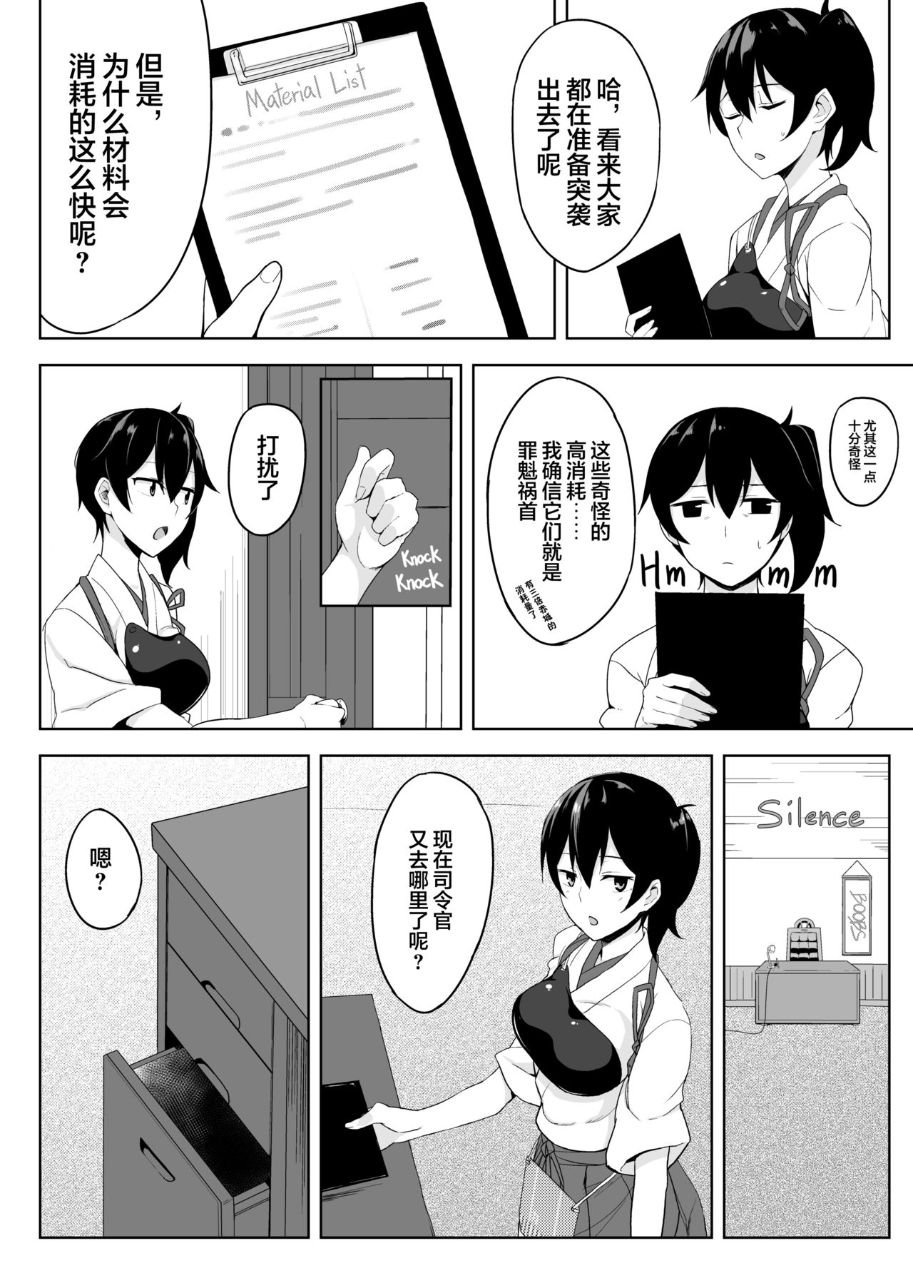 [LOFLAT (Prime)] 秘書艦 加賀の悩み事 (艦隊これくしょん-艦これ-) [中国翻訳] [無修正] [DL版]