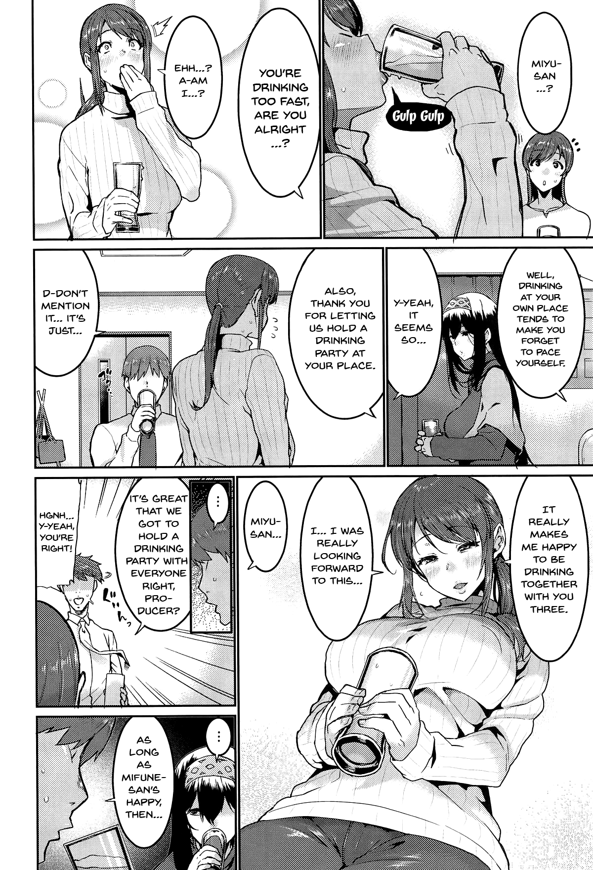 (COMIC1☆15) [HBO (変熊)] みんなは酔いたい。 (アイドルマスター シンデレラガールズ) [英訳]