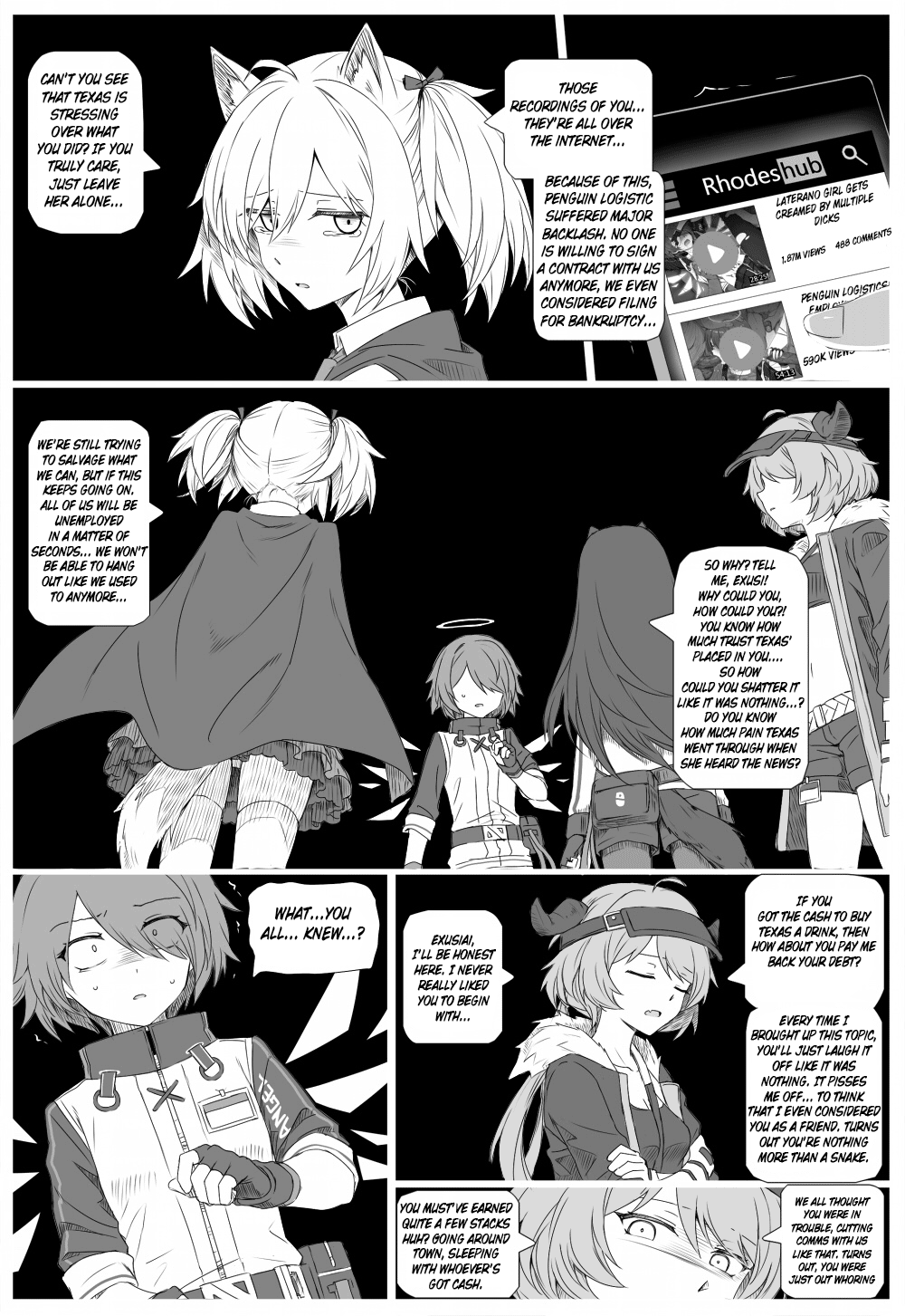 [kataokasan] 无能狂怒 pg 23-92 (明日方舟) [英訳]