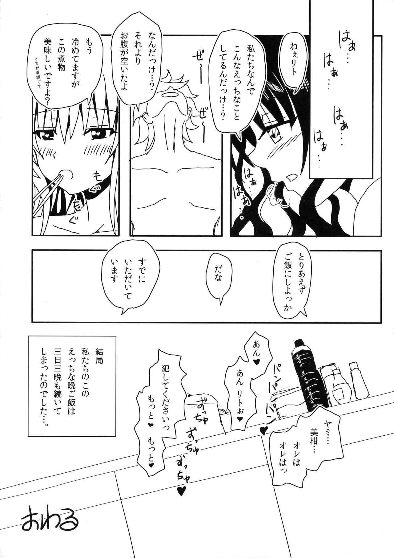 (C91) [享樂苑 (あく)] ヤミと美柑のハレンチ★ソイソース (To LOVEる ダークネス)