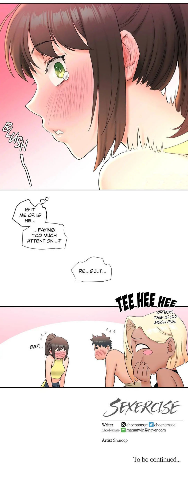 [Choe Namsae, Shuroop] Sexercise Ch.23/? [English] [Hentai Universe]