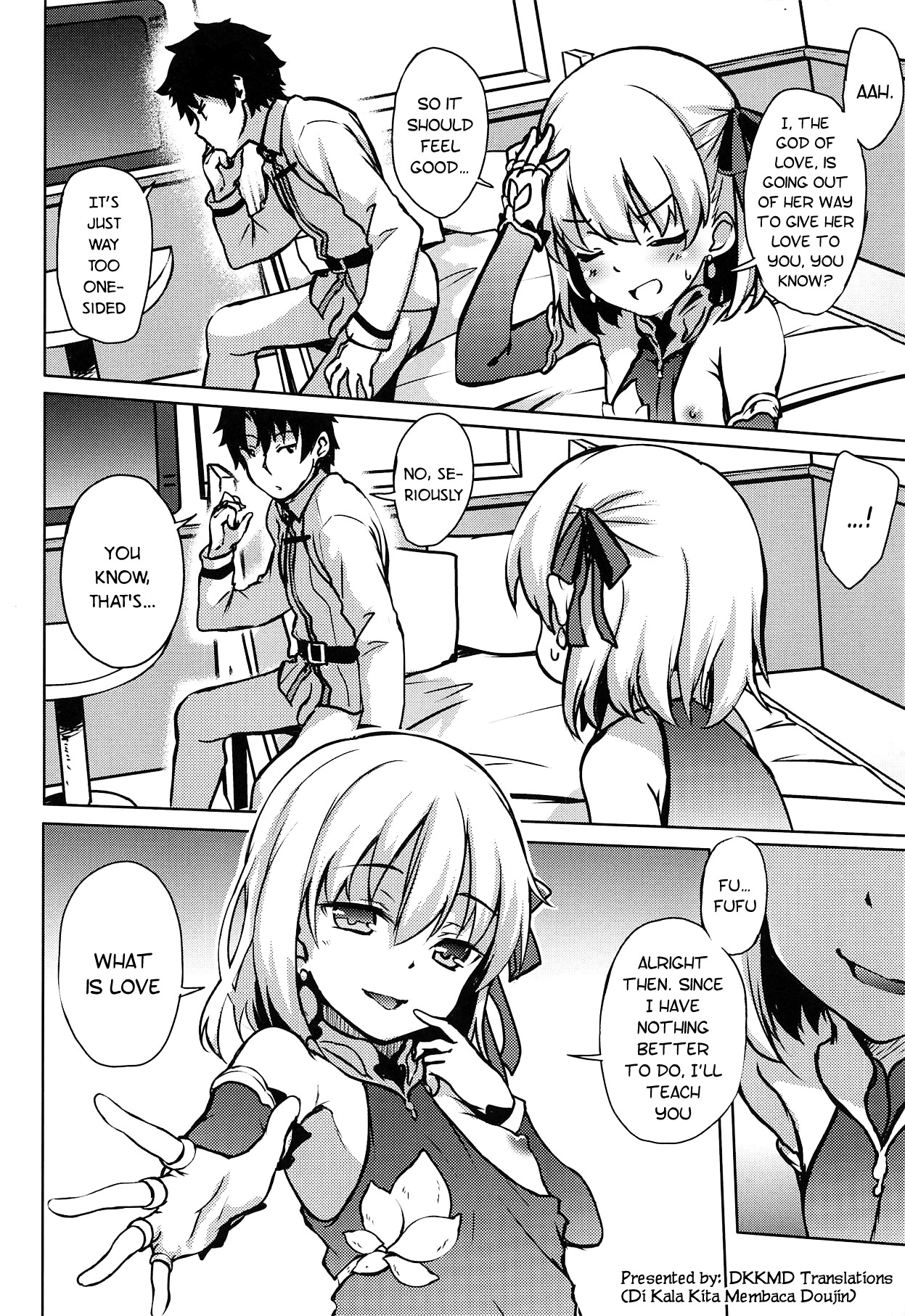 (COMIC1☆15) [Part K (羊羽忍)] 愛の女神カーマが愛してあげますよ。(※ガチ泣き) (Fate/Grand Order) [英訳]