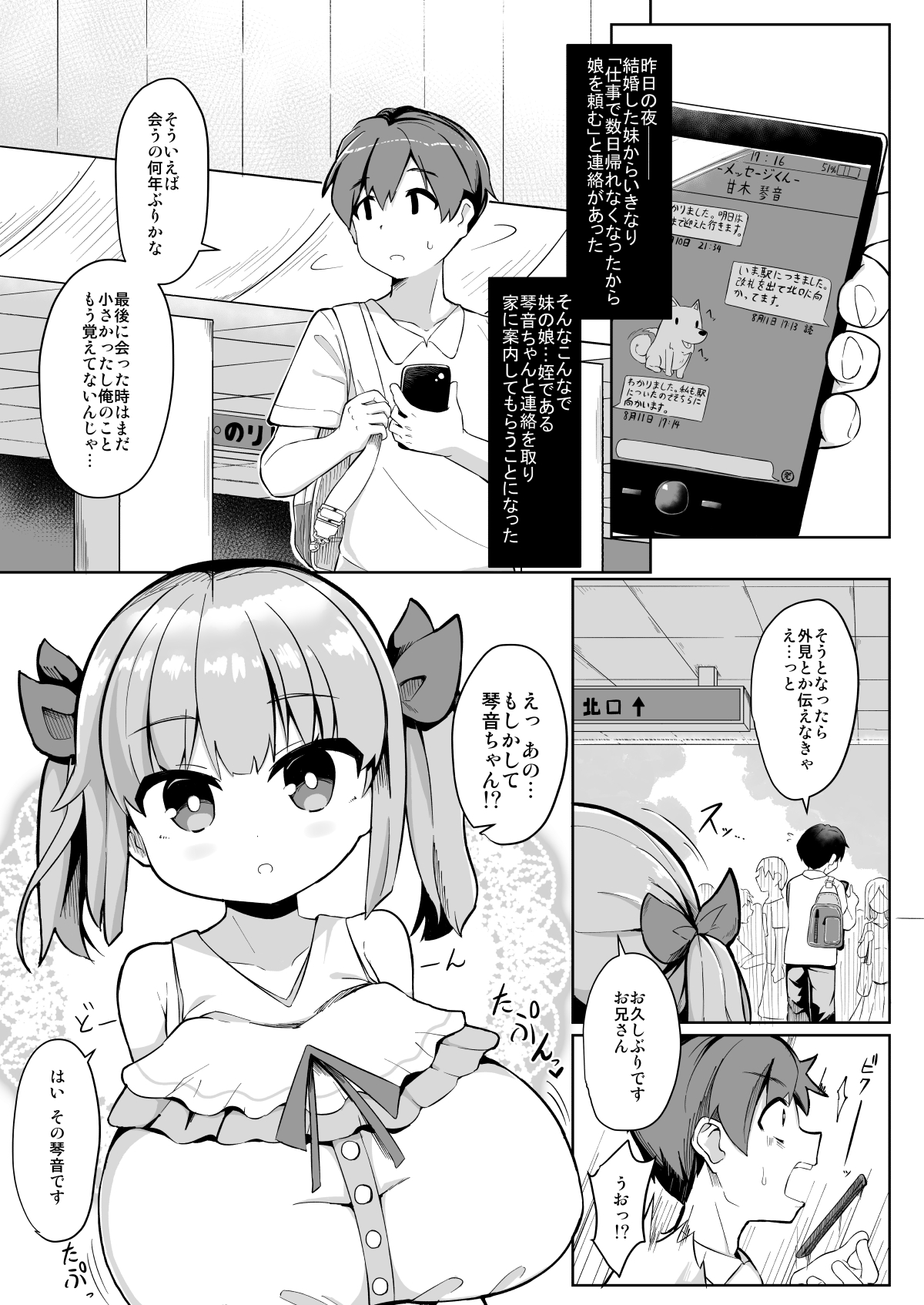 [あかあお (HiRoB816)] 久しぶりに会った妹の娘が巨乳でおすまし屋さんになってました。[DL版]