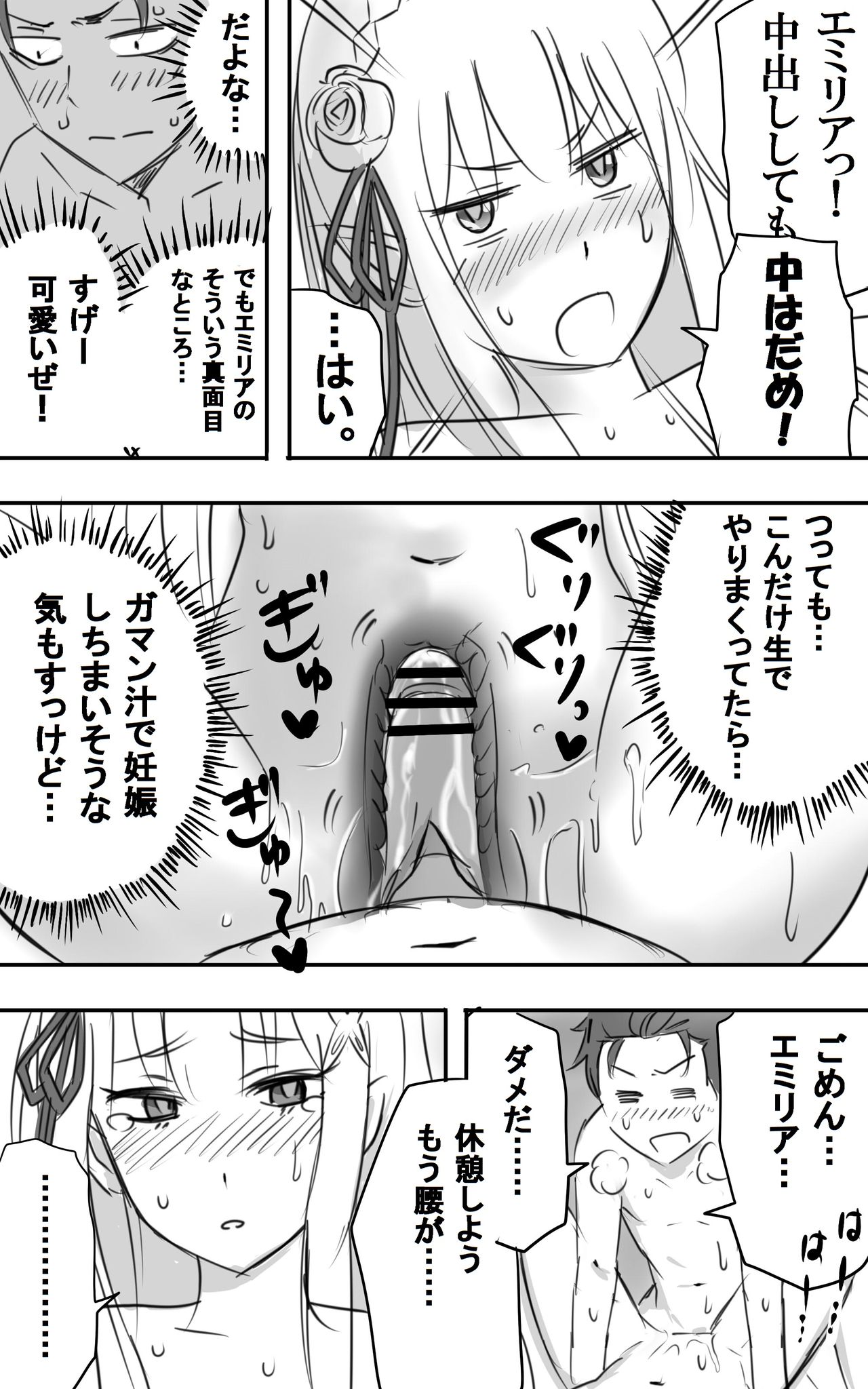 [虹照 NIJI-TERU] エミリアたんとすごーくセックス その (Re:ゼロから始める異世界生活)