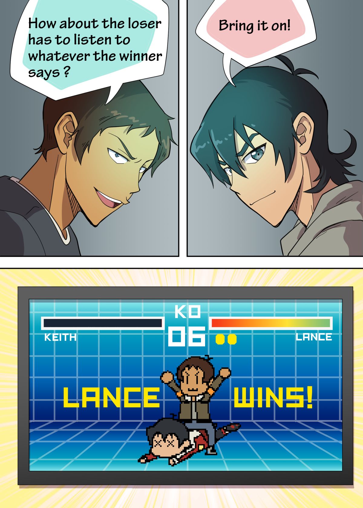 [halleseed] ランキス派が描くキスラン (Voltron: Legendary Defender) [英語]