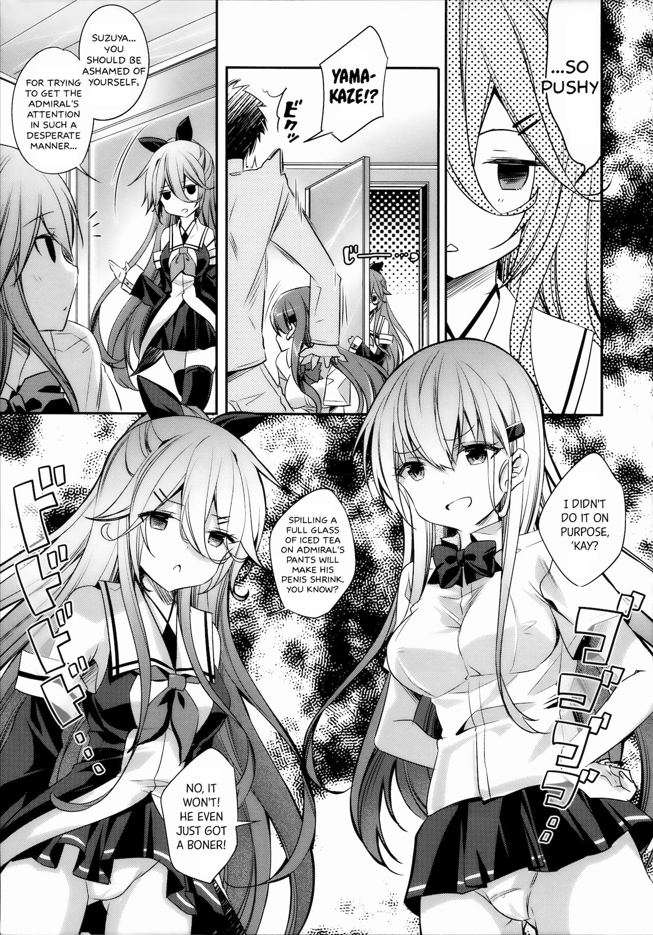 (C96) [SANDAN (くるん)] Catfight!? (艦隊これくしょん -艦これ-) [英訳] [DL版]