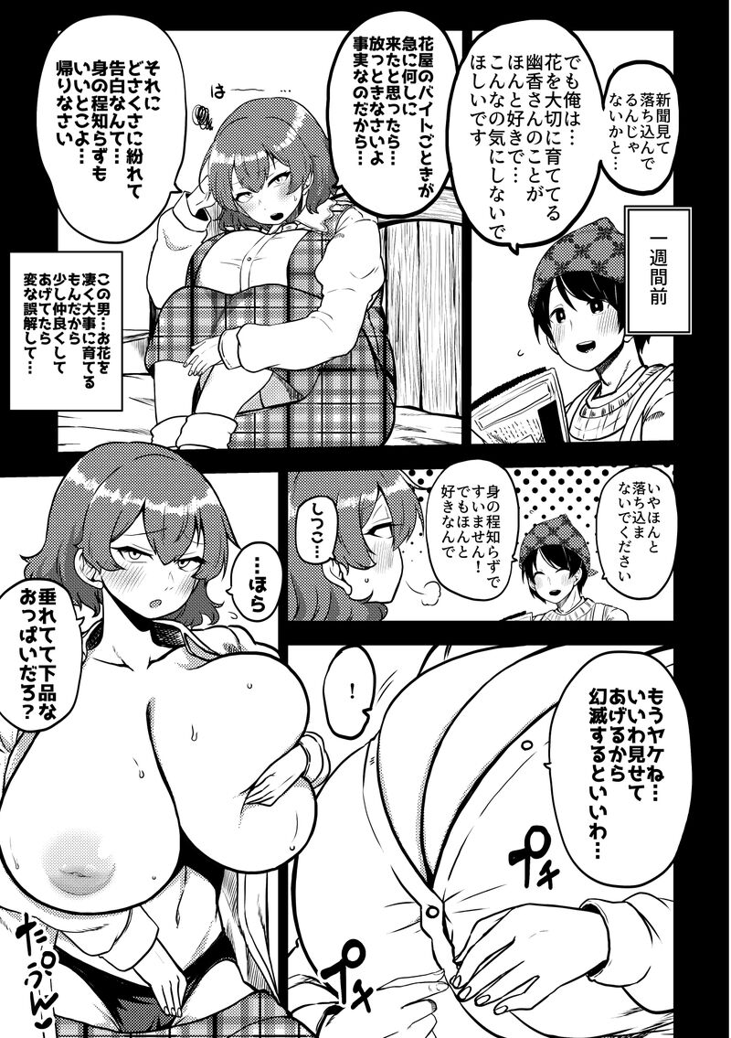 [Fantia] [暇人のいず] 垂れ乳幽香さんサンプル (東方Project) [英訳]