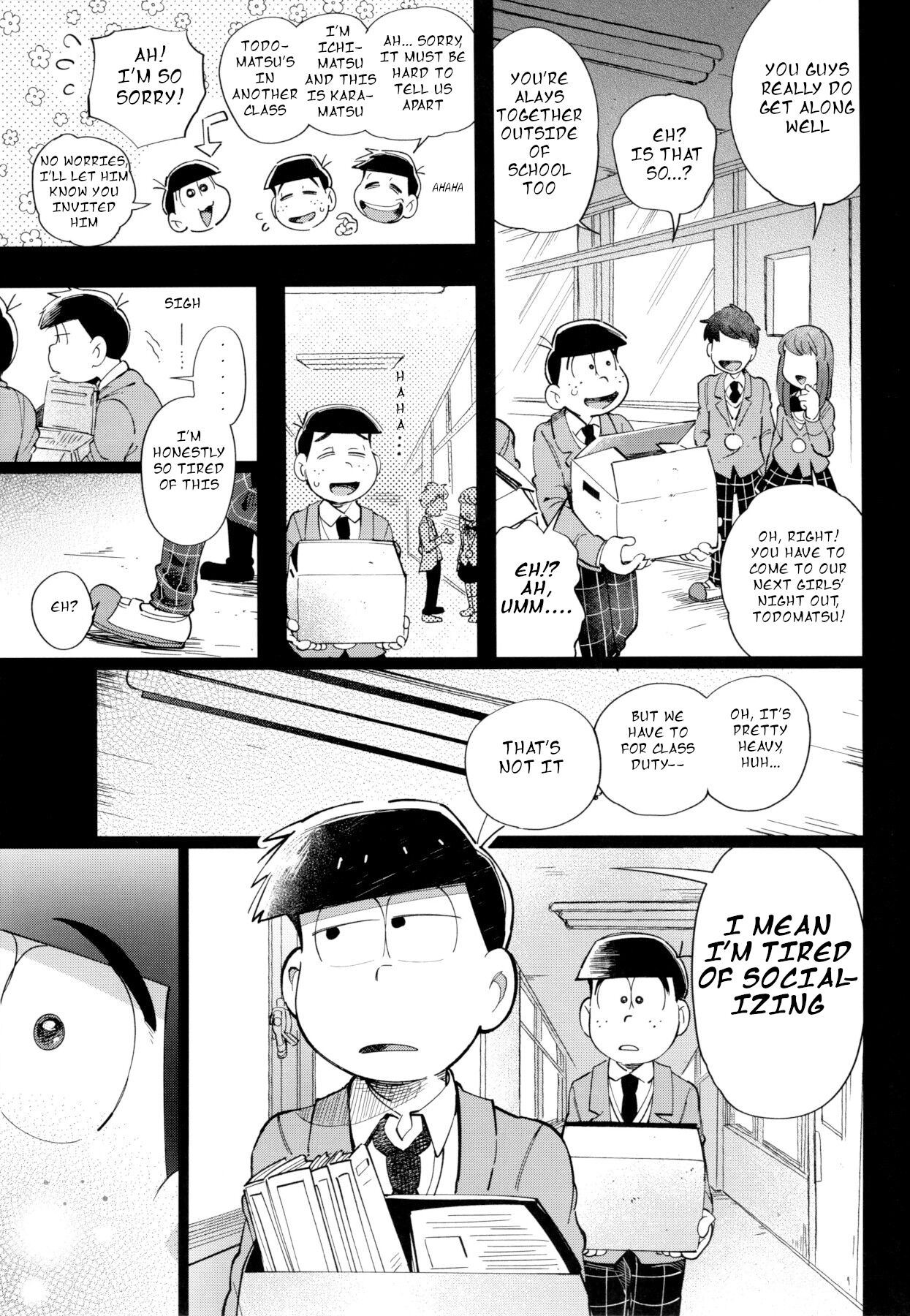 [桃色熱月 (木崎七)] 1824 (おそ松さん) [ENG]