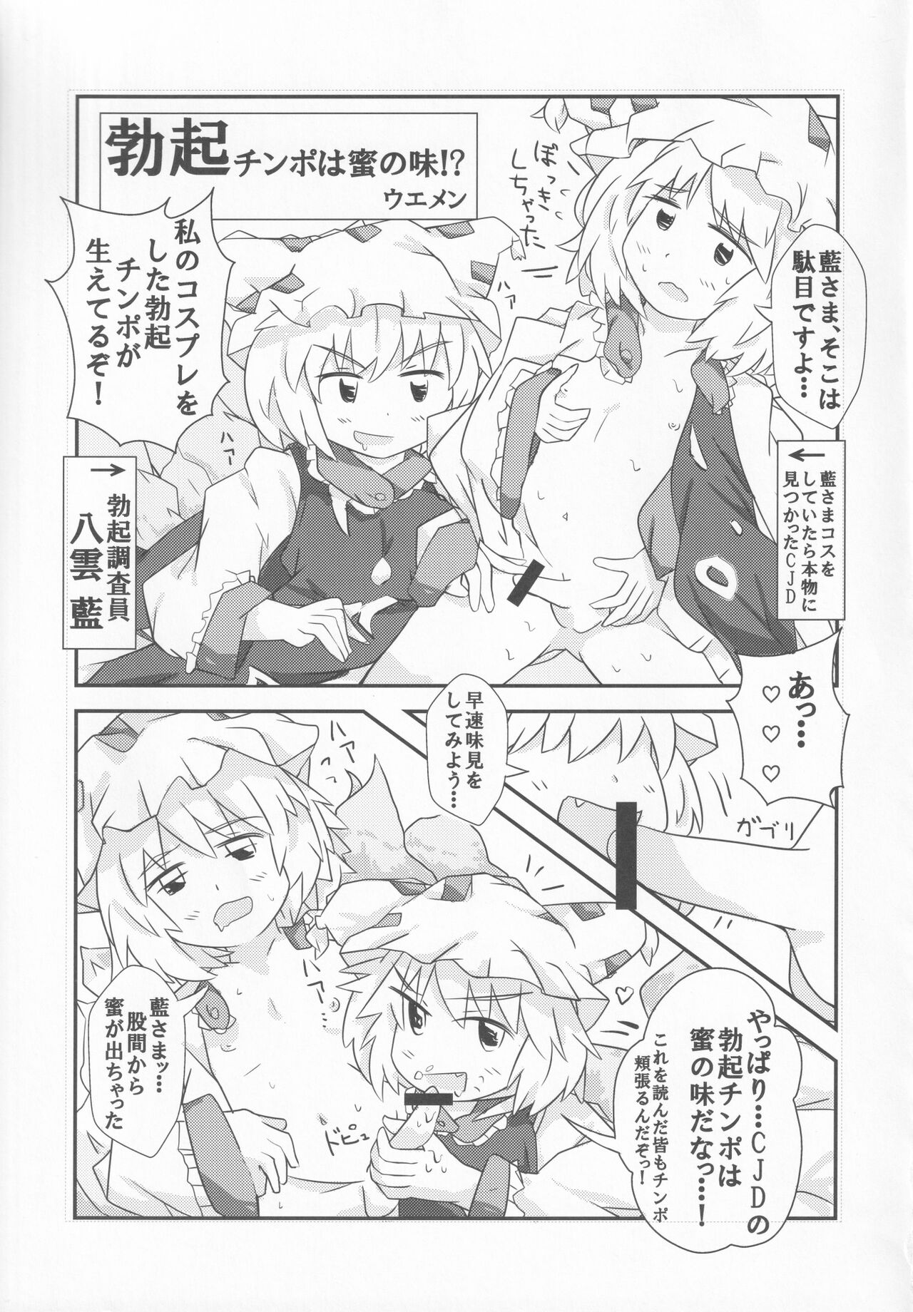 [UNK教団の野望 (よろず)] 東方本物×CJD合同 幻想少女はCJDがお好き2 (東方Project)