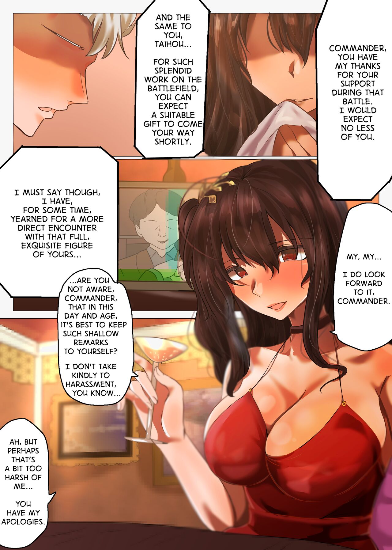 [やなぎえてらす] 大鳳の着せ替え乱舞 (アズールレーン) [英訳]